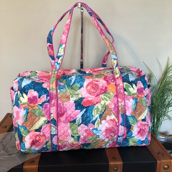 Vera Bradley Large Duffel Superbloom NWT - Picture 8 of 8